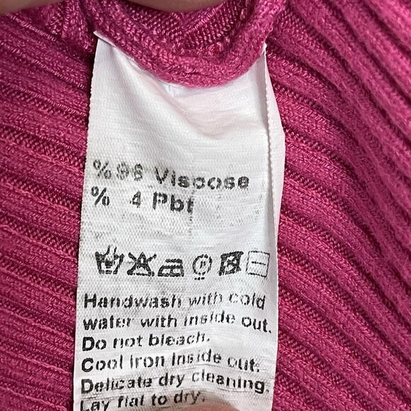 Salt Murphy Shirt Womens‎ XS Pink Ribbed Stretch Short Sleeve V Neck Blouse - Picture 8 of 10